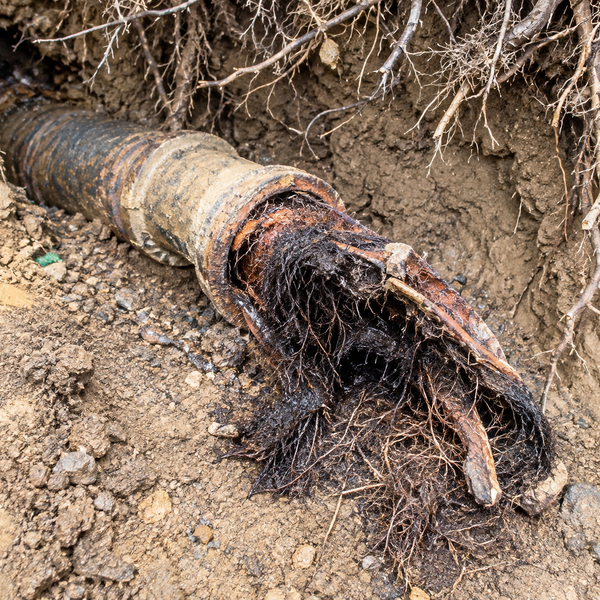 Obstructed Sewer Pipe